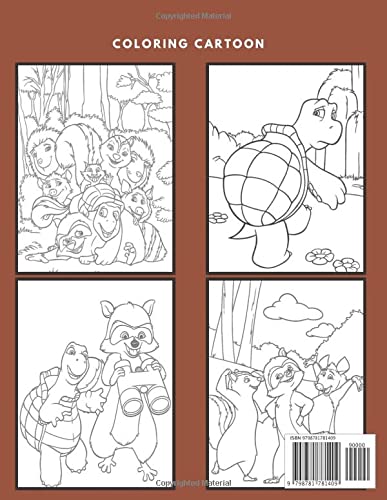 Over the Hedge Coloring Book: JUMBO Coloring Book For Kids | Ages 2-13+ Over the Hedge Colouring Book Gift For Children, Christmas Gift