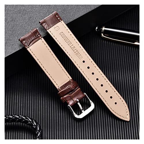 Overhil1s Negocios Correas de Cuero en Relieve Accesorios Accesorios de Reloj de bambú Hechos a Mano Patrón de bambú Candiones 16mm 18mm 20mm 22mm 24mm