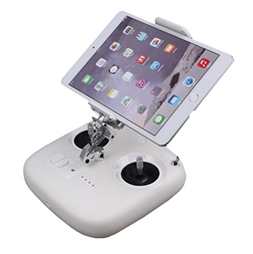 O'woda Soporte para Tablet / Movil para Mando Extendido Plegable con Ajustable Stand Metálico para dji Phantom 3 Standard Control Remoto Accesorios