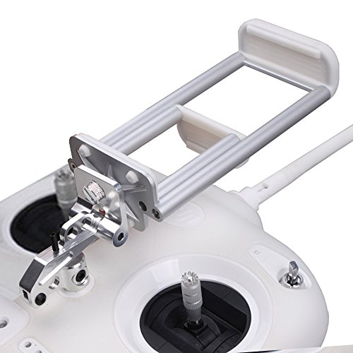 O'woda Soporte para Tablet / Movil para Mando Extendido Plegable con Ajustable Stand Metálico para dji Phantom 3 Standard Control Remoto Accesorios