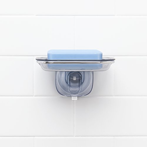 OXO Good Grips - Jabonera de ducha con ventosa StrongHold