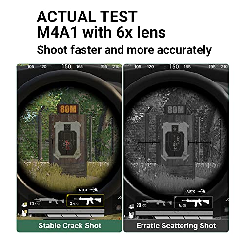 Ozkak Gatillos para Movil PUBG Rapid-Fire Tiro Rapido 5 Niveles, L1R1 Trigger Mobile Phone Game Controller Disparadores para Teléfonos Android y iOS