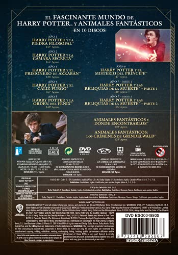 Pack Harry Potter + Animales Fantásticos Colección Completa [DVD]