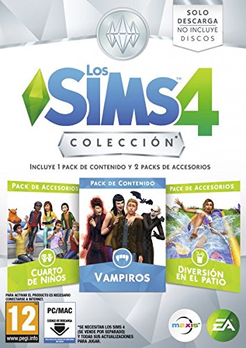Pack: Los Sims 4 Colección, Incluye 1 Pack De Contenido Y 2 Packs De Accesorios