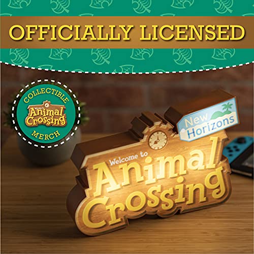 Paladone Animal Crossing Logo Light with Two Light Modes, Officially Licensed Merchandise (PP8377NN)