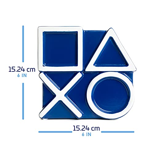 Paladone Playstation Icons Money Box - Hucha para Dinero, Color Azul, Talla única