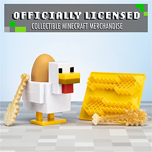 Paladone PP6732MCF Minecraft - Cortador de huevos y tostadas, plástico