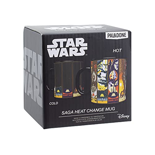 Paladone Taza con cambio de calor de Star Wars Saga, Producto oficial PP8628SW