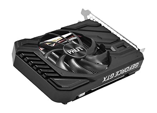 Palit NE6166T018J9-161F - Tarjeta gráfica (GeForce GTX 1660 Ti, 6 GB, GDDR6, 192 bit, PCI Express x16 3.0, 1 Ventilador(es))