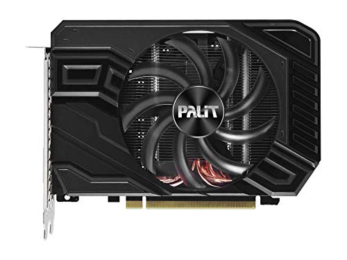 Palit NE6166T018J9-161F - Tarjeta gráfica (GeForce GTX 1660 Ti, 6 GB, GDDR6, 192 bit, PCI Express x16 3.0, 1 Ventilador(es))