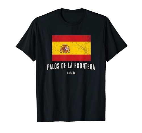 Palos de la Frontera España | Souvenir - Ciudad - Bandera - Camiseta