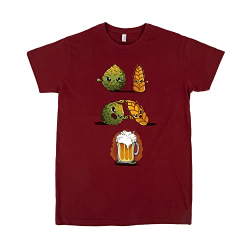 Pampling Beer Fusion - Cerveza, Camiseta Hombre, Cranberry, L