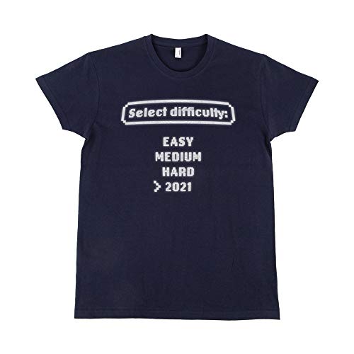 Pampling Camiseta Select Difficulty 2021 - Gamer - 100% Algodón - Serigrafía