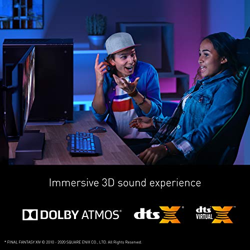 Panasonic SC-HTB01EG - Altavoz para PC Gaming 2.1 All-In-One con Subwoofer Integrado (USB, Audio Alta Resolución, 80 W, 3D Sound, Dolby Atmos, DTS:X, Bluetooth, Transmisión 4K, HDMI) Negro