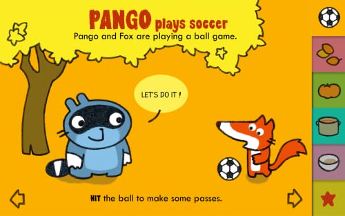 Pango juega al fútbol - Libro interactivo para niños