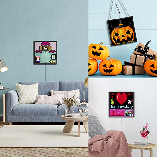 Pantalla Divoom Pixoo-64 WiFi Pixel Art con un Panel LED de 64x64, decoración de iluminación única con Control de aplicación