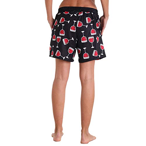 Pantalones Cortos Casuales para Mujer Summer Sorteo De Algodón Elástico Pantalones Cortos Cómodos Pantalones Cortos De Playa (10 Estilos),Style 5,Large