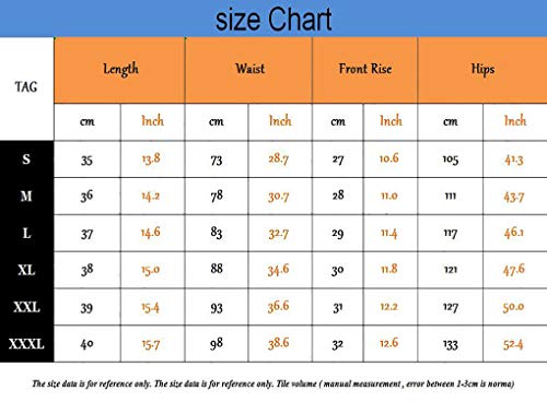 Pantalones Cortos Casuales para Mujer Summer Sorteo De Algodón Elástico Pantalones Cortos Cómodos Pantalones Cortos De Playa (10 Estilos),Style 5,Large