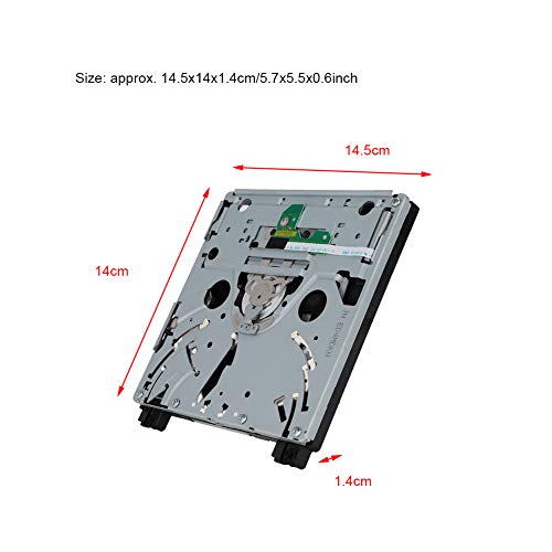 para Consola de Juegos, Disco de Unidad de DVD ROM, Unidad de Disco de Unidad de DVD ROM de Repuesto Duradera para Consola de Juegos Nintendo Wii para Accesorio de Wii, con Chip Profesional