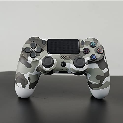 Para Sony PS4 Controlador Bluetooth Vibración Gamepad Para Playstation 4 Detroit Joystick inalámbrico para PS4 Juegos Consola MYCH (Color: Azul camuflaje)