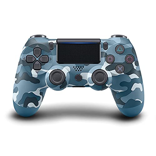 Para Sony PS4 Controlador Bluetooth Vibración Gamepad Para Playstation 4 Detroit Joystick inalámbrico para PS4 Juegos Consola MYCH (Color: Azul camuflaje)