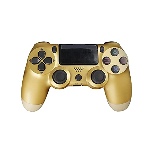 Para Sony PS4 Controlador Bluetooth Vibración Gamepad Para Playstation 4 Detroit Joystick inalámbrico para PS4 Juegos Consola MYCH (Color: dorado)
