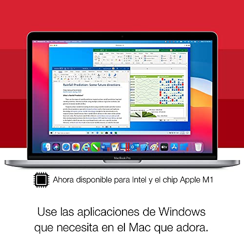 Parallels Desktop 17 para Mac | Software para ejecutar Windows en máquinas virtuales | Suscripción de 1 año | 1 Dispositivo | Código de activación Mac enviado por email
