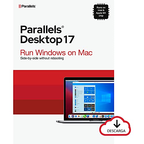 Parallels Desktop 17 para Mac | Software para ejecutar Windows en máquinas virtuales | Suscripción de 1 año | 1 Dispositivo | Código de activación Mac enviado por email
