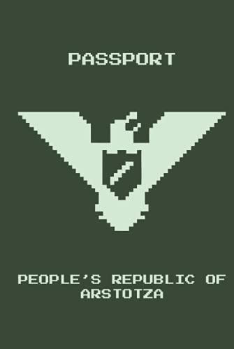 Passport People's Republic of Arstotzka Notebook: 100 pages | 6" x 9" | Collage Lined Pages | Journal | Diary