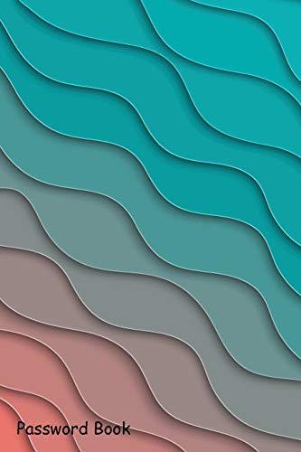 Password Book: Include Alphabetical Index With 3d Abstract Paper Style Design Layout