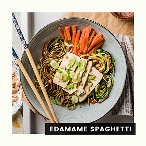 Pasta orgánica de edamame y judías negras de Planet Plant-Based (pack de 3 × 200 g) | Espaguetis de edamame | Espaguetis de judías negras | Fettuccine de edamame | Vegano | Orgánico | Sin gluten