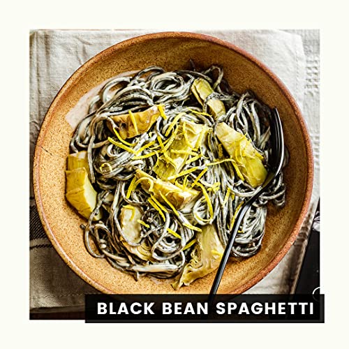 Pasta orgánica de edamame y judías negras de Planet Plant-Based (pack de 3 × 200 g) | Espaguetis de edamame | Espaguetis de judías negras | Fettuccine de edamame | Vegano | Orgánico | Sin gluten