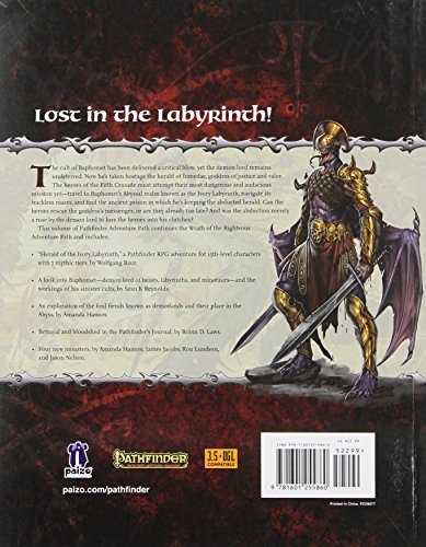 Pathfinder Adventure Path: Wrath of the Righteous Part 5 - Herald of the Ivory Labyrinth