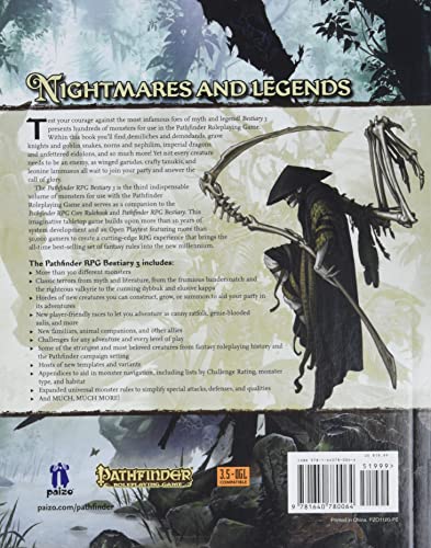 Pathfinder Roleplaying Game: Bestiary 3 Pocket Edition