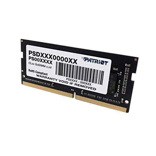 Patriot Memory Serie Signature SODIMM Memoria RAM DDR4 2400 MHz PC4-19200 8GB (1x8GB) C17 - PSD48G240081S
