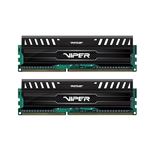 Patriot Memory Viper 3 Black Mamba DDR3 1600 16GB (2x8GB) C9 Kit Memoria de Juego XMP 1.3 Negro PV316G160C9K