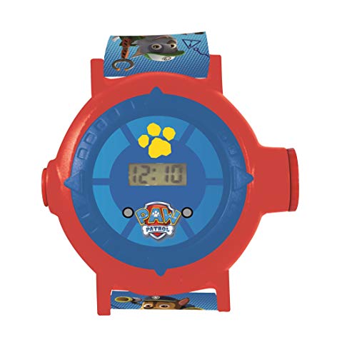 Patrulla Canina DMW050PA Paw Patrol Reloj Pulsera con proyector de Imagen (Lexibook, Color Azul, única