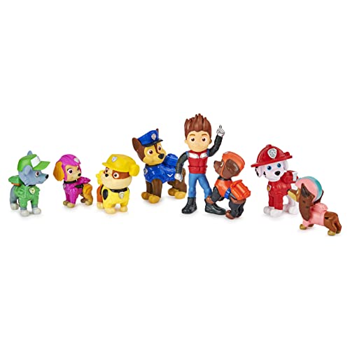 PAW PATROL Liberty Joins The Team Paquete de Regalo de 8 Figuras con Figura Coleccionable Exclusiva, Juguetes para niños a Partir de 3 años