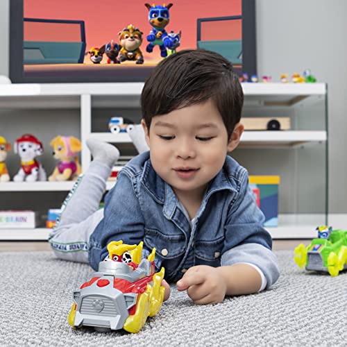 PAW PATROL Mighty Pups Charged Up Marshall’s Deluxe Vehicle with Lights and Sounds Vehículo de Lujo de Marshall Cargado con Luces y Sonidos, Color, 0 (Spin Master 6056841)