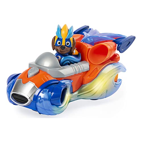 PAW Patrol Mighty Pups Charged Up Vehículo Deluxe de Zuma con Luces y Sonidos