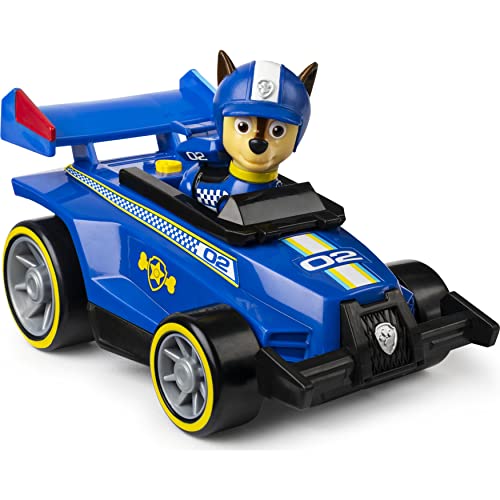 PAW Patrol Vehículo de Lujo Ready, Race, Rescue Chase Race & Go con Sonidos, para niños de 3 años o más