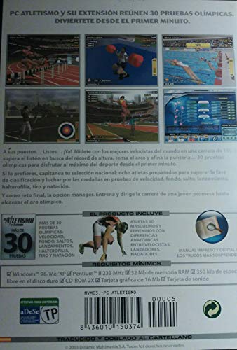 pc atletismo: edición de oro [gold edition] pc fx