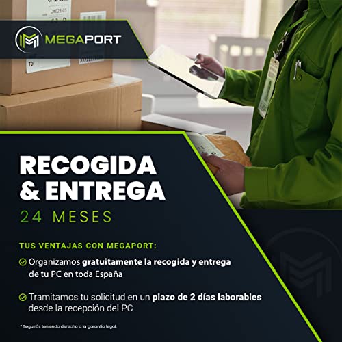 PC Gaming - Megaport Ordenador Gaming PC AMD Ryzen 5 3600 6X 4.20GHz Turbo • AMD Radeon RX6600 8GB • Windows 10 • 1TB M.2 SSD • 16GB 3000 DDR4 • WLAN • PC Gamer