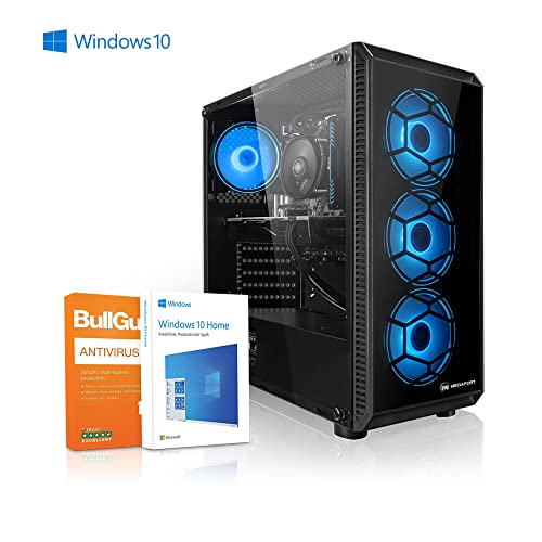 PC Gaming - Megaport Ordenador Gaming PC Intel Core i5-11400F 6X 2.60GHz • GeForce GTX1660 Super • 16GB RAM • 1TB M.2 SSD • WLAN • PC Gamer • Ordenador de sobremesa