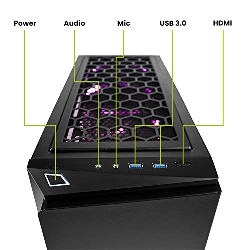 PC Gaming - Megaport Ordenador Gaming PC Intel Core i7-11700KF • nvidia GeForce RTX 3080 10GB • 16 GB DDR4 • 1TB M.2 SSD • 2TB HDD • Windows 10 • WiFi • PC Gamer • Ordenador de sobremesa