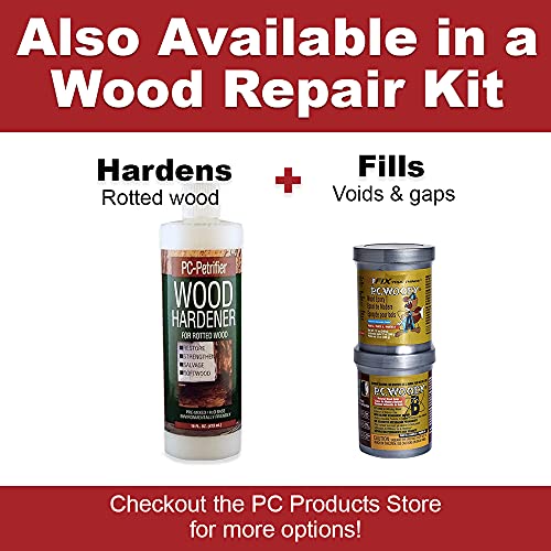 PC Products pc-woody pasta de epoxi de reparación de piezas de madera, marrón, 1.5 oz, canela, 1