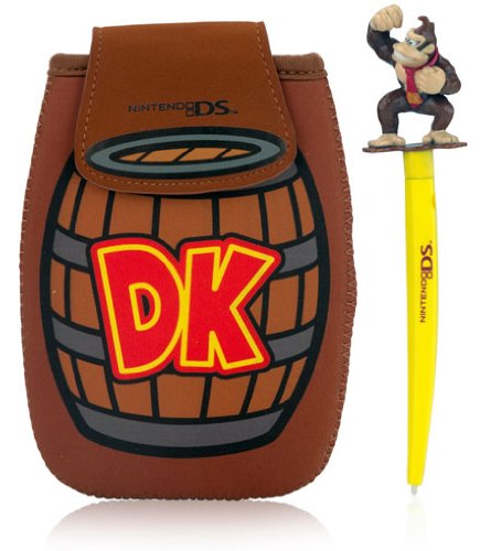 PDP - Kit Donkey Kong, Incluye Bolsa + Stylus (Nintendo 3DS)