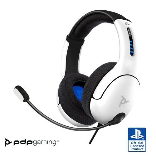 PDP LVL50 Cableado Headset PS4 Blanco