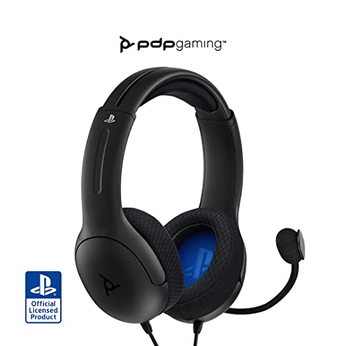 PDP Lvl50 Cableado Headset Ps4 Negro + Lvl40 Stereo Headset Ps4 Negro