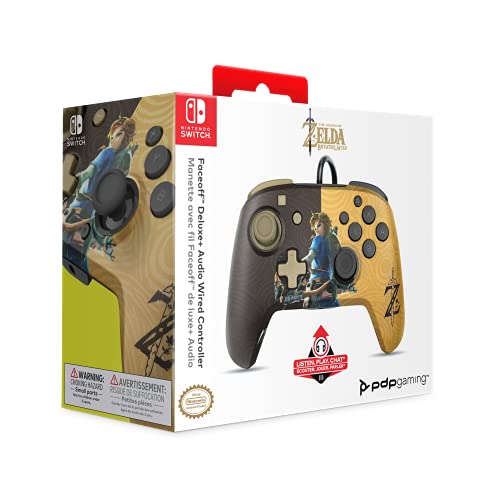PDP - Nintendo Switch Faceoff Deluxe+ Audio Wired Controller Zelda (Nintendo Switch)